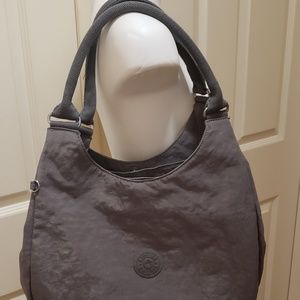 Kipling gray hobo bag